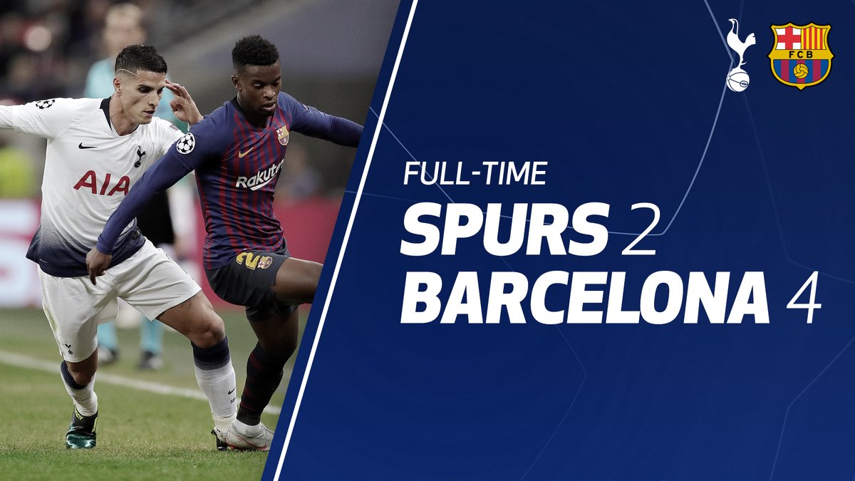 Tottenham vs Barcelona 2-4 Highlight Download