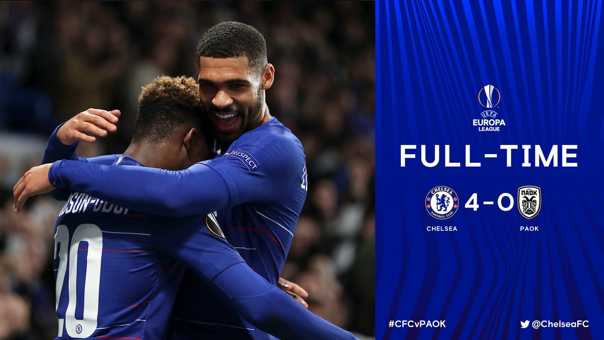 Chelsea vs PAOK 4-0 Highlight Download