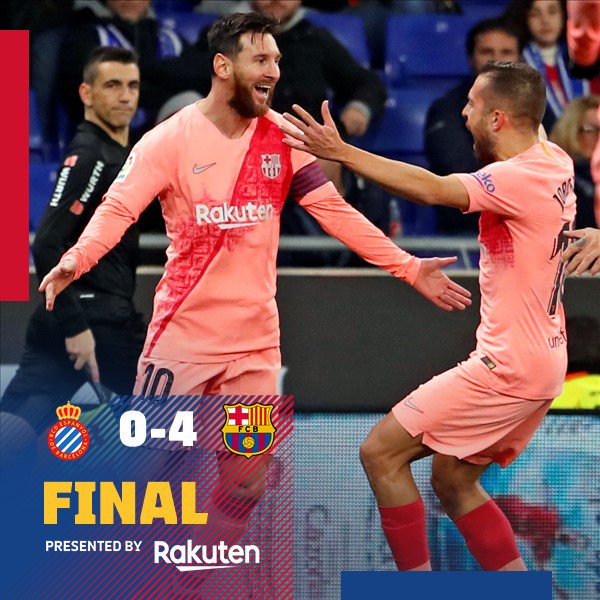 Espanyol vs Barcelona 0-4 Highlight Download
