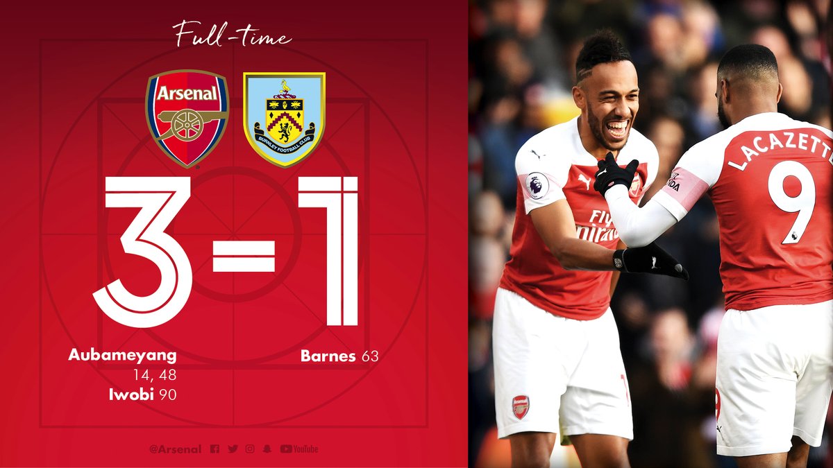 Arsenal vs Burnley 3-1 Highlight Download