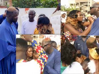 Drama As Popular Actress, Fella Makafui Collapses At Her Own Wedding In Ghana (Video)