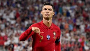 Ronaldo Breaks All-Time
Males’s International Scoring
Record With Brace For
Portugal