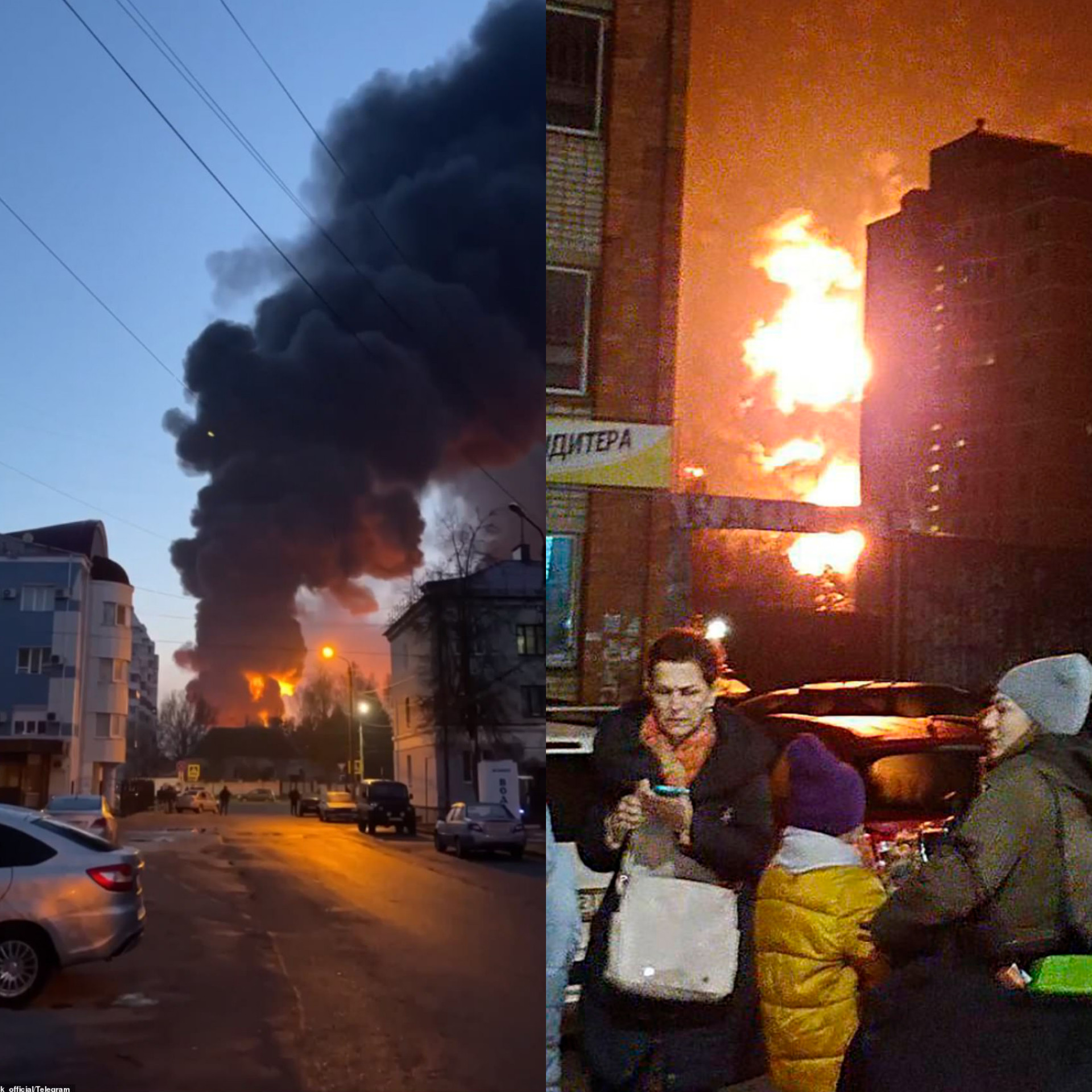 Russia’s Key Fuel DepotDestroyed By Ukraine Causing HugeExplosion (Photos/Video)