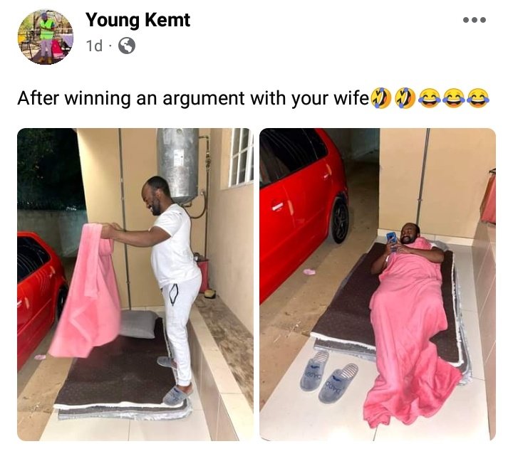 Man Forced To Sleep Outside After Winning Argument With His Wife