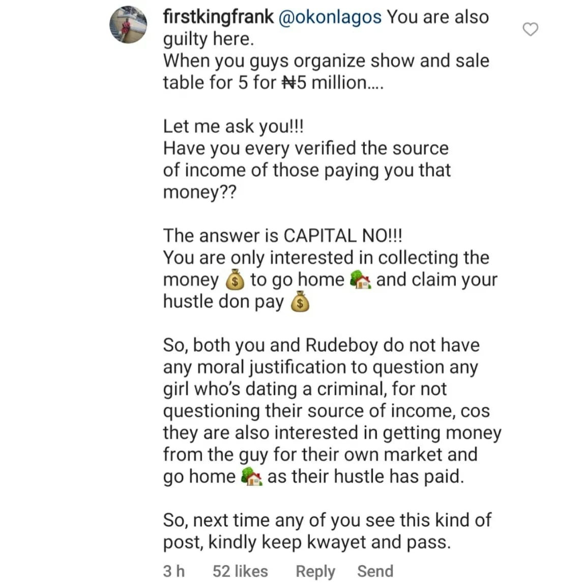 Okon Lagos Clashes With Frank Ufomadu Over Comments He Made About Comedians Who Charge N5m For Tables