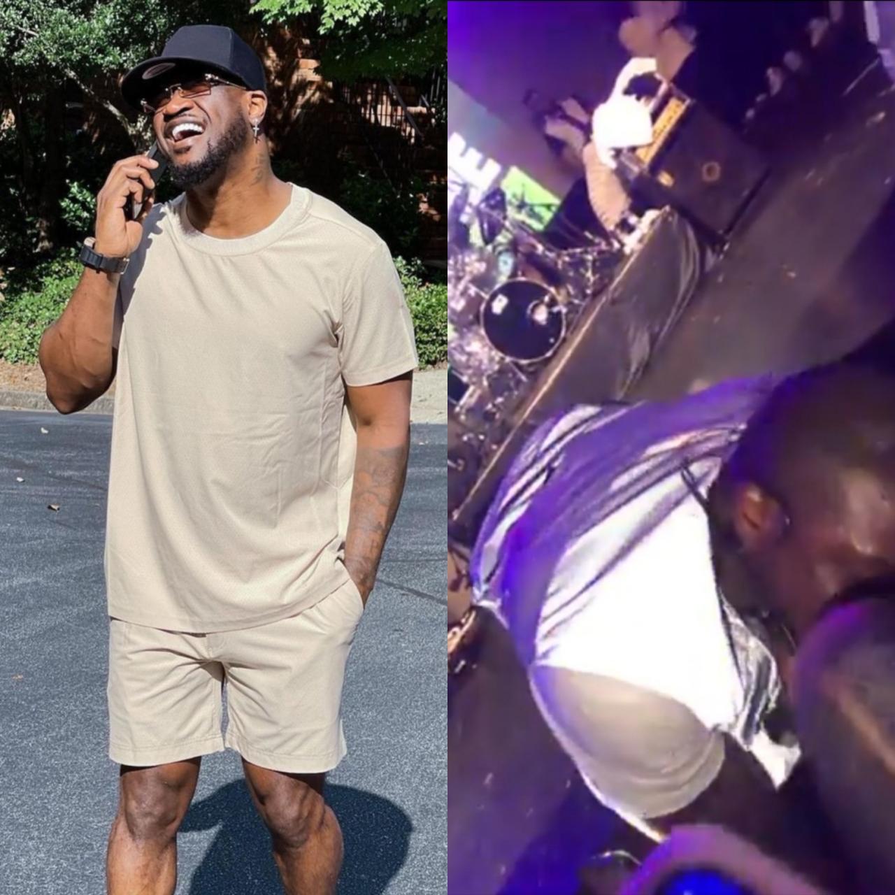 No One From My Family Is Complaining - Peter Okoye Reacts To Backlash He Received For Kissing A Fan On Stage