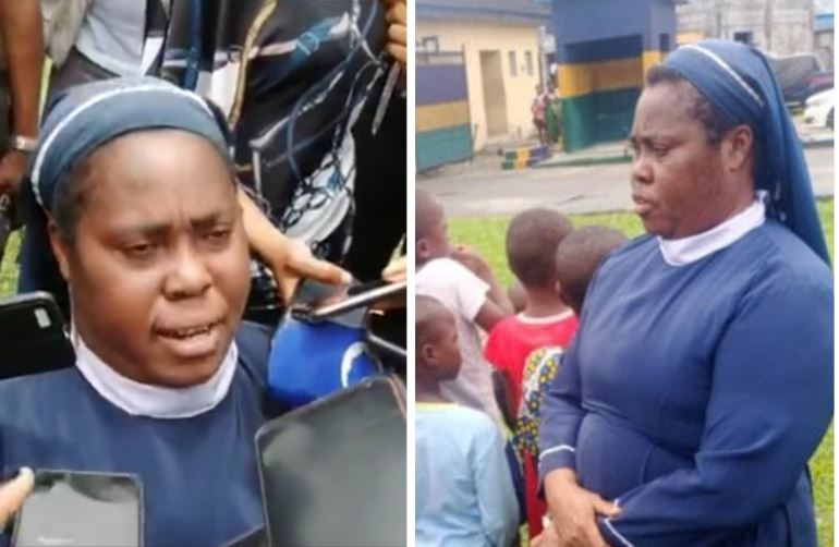 I Buy Them For N50k And N100k Each - Fake Rev. Sister Arrested With 15 Kidnapped Children In Rivers Speaks (Video)