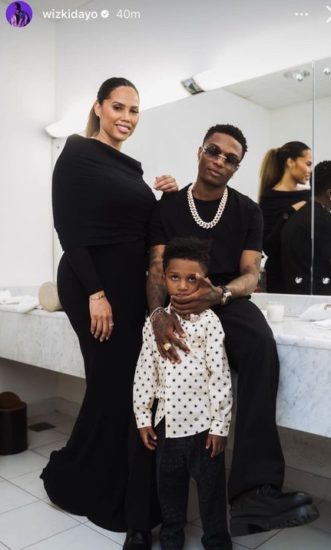 Wizkid shares stunning
family photo with Jada
Pollock and son, Zion