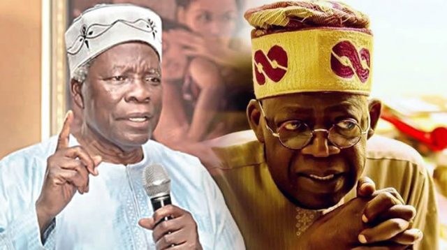 2023: Tinubu Replies
Yoruba Nation Leader, Prof
Akintoye For Saying Yorubas
Won’t Vote For Him