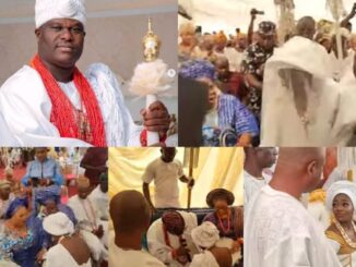 Ooni Of Ife, Oba Adeyeye Enitan Ogunwusi Marries His Fourth Wife Princess Ashley Adegoke (Video)