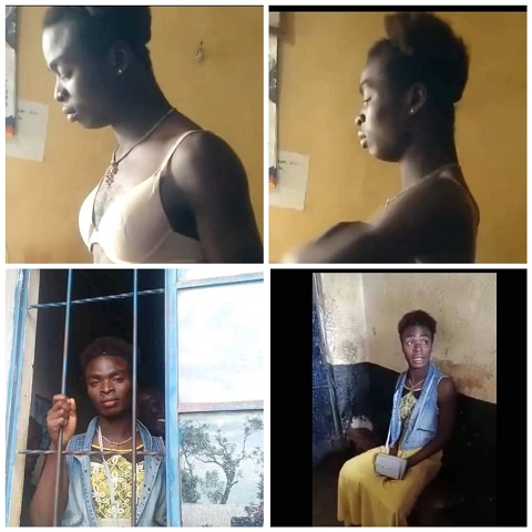 Man Arrested After Dressing
Like A Woman, Confesses He
Harbours Female Feelings
Since Childhood (Video)