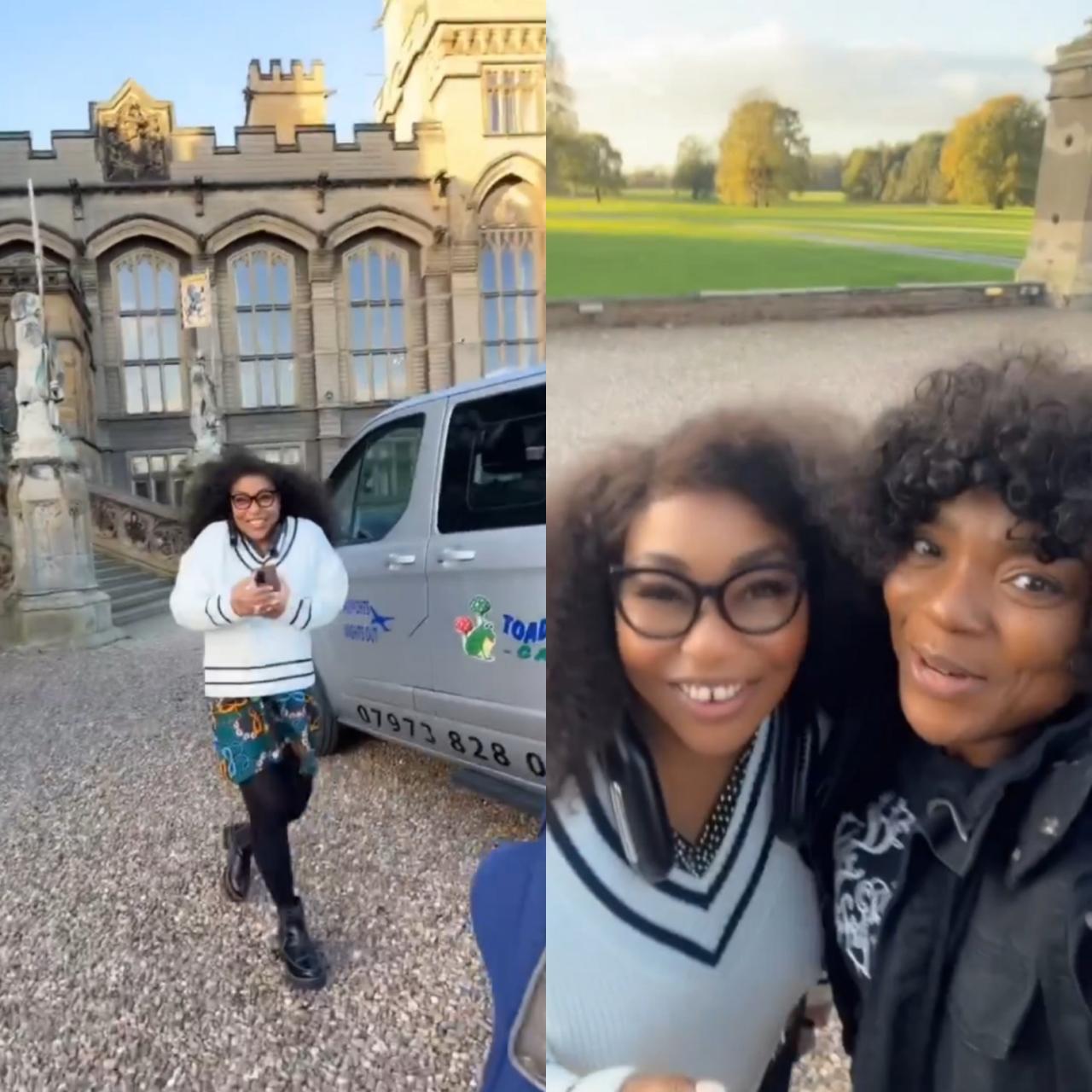 Rita Dominic Welcomes Friends To England Ahead Of Her Church Wedding To Fidelis Anosike (Video)