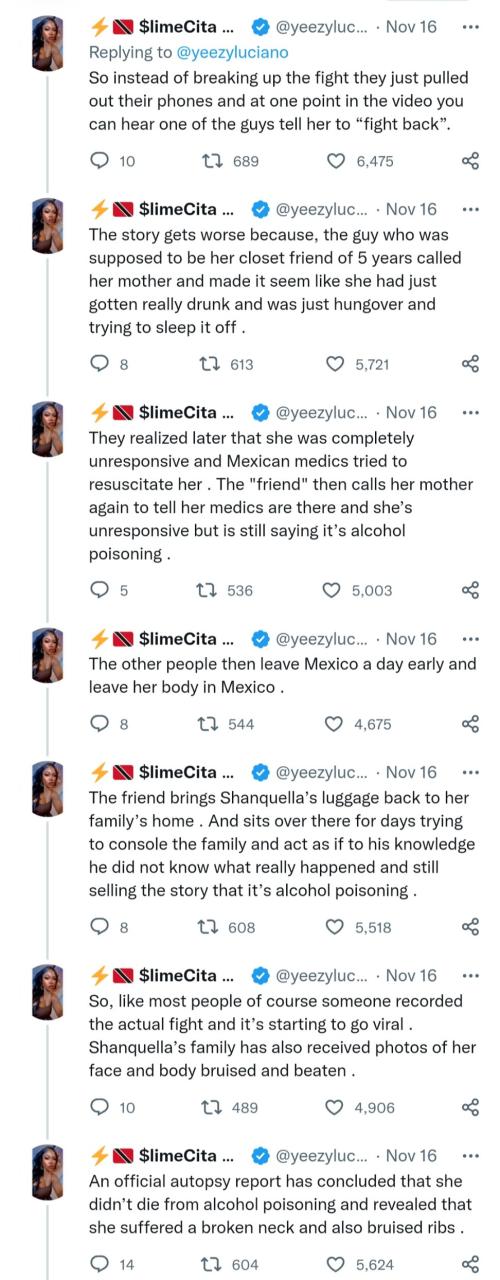 Shocking Details How Lady Was Killed By Friends While On Vacation In Mexico