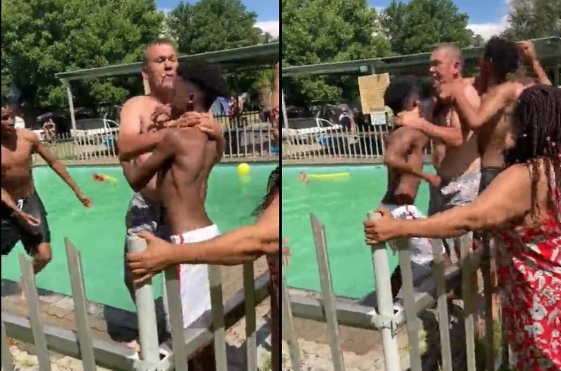 Black Teens Assaulted By White Men For Swimming In A Pool 