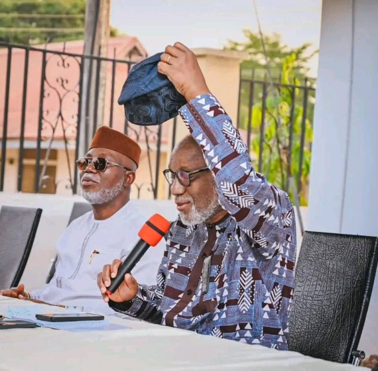 Akeredolu Makes First Public Appearance After Reports Of His Health Challenges (Photos)